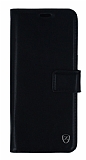 Kar Deluxe Samsung Galaxy S8 Czdanl Yan Kapakl Siyah Deri Klf