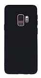 Samsung Galaxy S9 Mat Siyah Silikon Klf
