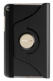 Samsung Galaxy Tab A 8.0 T290 360 Derece Dner Standl Siyah Deri Klf