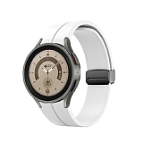 Samsung Galaxy Watch 4 Beyaz Silikon Kordon (44mm)