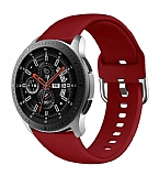 Samsung Galaxy Watch Silikon Krmz Kordon (46 mm)