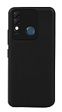 Tecno Spark 8T Kamera Korumal Siyah Silikon Klf