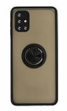 Union Ring Samsung Galaxy M51 Kamera Korumal Siyah Klf
