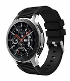 Huawei Watch 3 Pro izgili Siyah Silikon Kordon