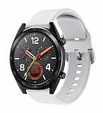 Huawei Watch 3 Pro Beyaz Silikon Kordon