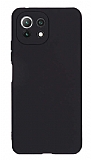 Xiaomi Mi 11 Lite Kamera Korumal Mat Siyah Silikon Klf