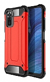 Tough Power Xiaomi Redmi Note 10 Ultra Koruma Krmz Klf