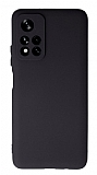 Xiaomi Redmi Note 11 Kamera Korumal Siyah Silikon Klf