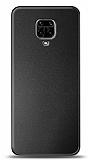 Xiaomi Redmi Note 9S Metal Siyah Rubber Klf