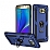 Eiroo Magnet Ring Samsung Galaxy Note 5 Ultra Koruma Lacivert Klf