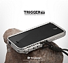 Trigger iPhone SE / 5 / 5S 4thdesign Dark Silver Bumper ereve Klf - Resim: 5