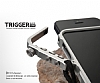 Trigger iPhone SE / 5 / 5S 4thdesign Dark Silver Bumper ereve Klf - Resim: 3