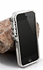 Trigger iPhone SE / 5 / 5S 4thdesign Dark Silver Bumper ereve Klf - Resim: 4