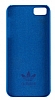 adidas iPhone SE / 5 /5S Mavi Deri Rubber Klf - Resim: 2