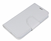 Alcatel One Touch Pop C7 Standl Czdanl Beyaz Deri Klf - Resim: 4