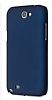 Anymode Samsung N7100 Galaxy Note 2 Mavi Rubber Klf - Resim: 2