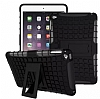 Apple iPad Air 2 Ultra Sper Koruma Standl Siyah Klf - Resim: 2