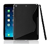 Apple iPad Air Desenli Siyah Silikon Klf - Resim: 2