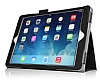 Apple iPad Air Standl Siyah Deri Klf - Resim: 6