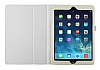 Apple iPad Air / iPad 9.7 Standl Beyaz Deri Klf - Resim: 1