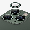 Apple iPhone 13 Mini Metal Kenarl Cam Siyah Kamera Lensi Koruyucu - Resim: 4