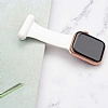Apple Watch 6 Askl Beyaz Silikon Kordon 44 mm - Resim: 3