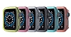 Apple Watch / Watch 2 / Watch 3 effaf Turuncu Silikon Klf ve Ekran Koruyucu 38 mm - Resim: 3
