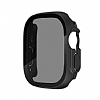 Apple Watch Ultra Siyah Rubber Klf ve Privacy Ekran Koruyucu (49mm) - Resim: 1