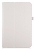 LG G Pad 10.1 V700 Standl Yan Kapakl Beyaz Deri Klf - Resim: 1