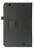 LG G Pad 10.1 V700 Standl Yan Kapakl Siyah Deri Klf - Resim: 2