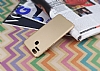 Asus ZenFone 3 Zoom Tam Kenar Koruma Gold Rubber Klf - Resim: 2