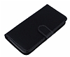 Asus ZenFone 4 Czdanl Yan Kapakl Siyah Deri Klf - Resim: 2