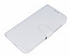 Asus Zenfone 5 Czdanl Yan Kapakl Beyaz Deri Klf - Resim: 2