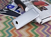 Asus ZenFone Max Tam Kenar Koruma Silver Rubber Klf - Resim: 2