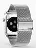 Baseus Apple Watch / Watch 2 Milanese Loop Orjinal Silver Metal Kordon (38 mm) - Resim: 2