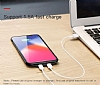 Baseus Audio Case iPhone X / XS ift Lightning Girili Krmz Rubber Klf - Resim: 8