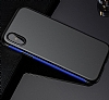 Baseus Bumper iPhone X / XS Lacivert Kenarl Silikon Klf - Resim: 9