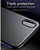 Baseus Bumper iPhone X / XS Krmz Kenarl Silikon Klf - Resim: 5