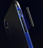Baseus Bumper iPhone X / XS Lacivert Kenarl Silikon Klf - Resim: 7