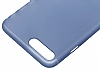 Baseus Frosting iPhone 7 Plus / 8 Plus Ultra nce Dark Blue Rubber Klf - Resim: 1