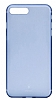 Baseus Frosting iPhone 7 Plus / 8 Plus Ultra nce Dark Blue Rubber Klf - Resim: 3