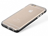 Baseus Fusion iPhone 6 Plus / 6S Plus Dark Silver Metalik Kenarl effaf Silikon Klf - Resim: 5
