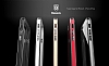 Baseus Fusion iPhone 6 Plus / 6S Plus Dark Silver Metalik Kenarl effaf Silikon Klf - Resim: 11