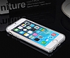 Baseus Fusion iPhone 6 Plus / 6S Plus Silver Metalik Kenarl effaf Silikon Klf - Resim: 1