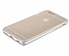 Baseus Fusion iPhone 6 Plus / 6S Plus Silver Metalik Kenarl effaf Silikon Klf - Resim: 3