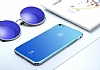 Baseus Glass iPhone 7 Plus / 8 Plus Mavi Rubber Klf - Resim: 4