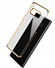 Baseus Glitter Samsung Galaxy Note 8 Tam Kenar Koruma Siyah Rubber Klf - Resim: 2