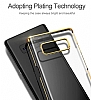 Baseus Glitter Samsung Galaxy Note 8 Tam Kenar Koruma Siyah Rubber Klf - Resim: 3
