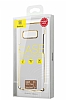 Baseus Glitter Samsung Galaxy Note 8 Tam Kenar Koruma Gold Rubber Klf - Resim: 1