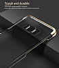 Baseus Glitter Samsung Galaxy S8 Plus Tam Kenar Koruma Siyah Rubber Klf - Resim: 4